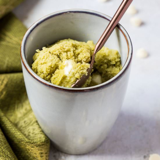 Matcha Mug Cake - Recipe photo by Chef Molly