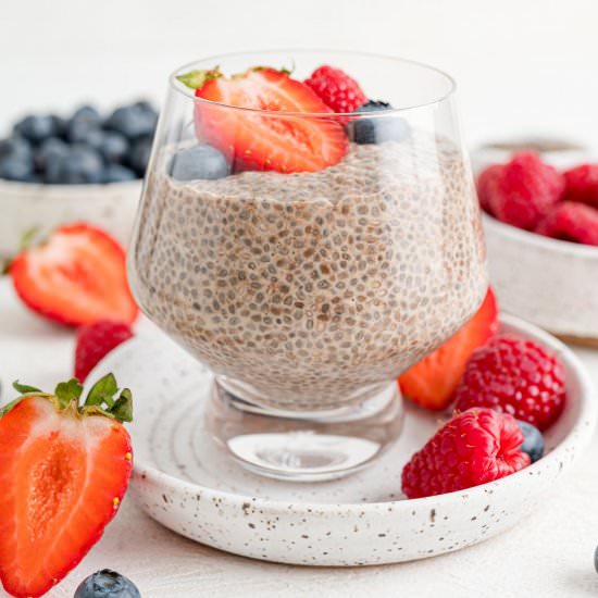 Chia Seed Pudding - Recipe photo by rachelcooksblog