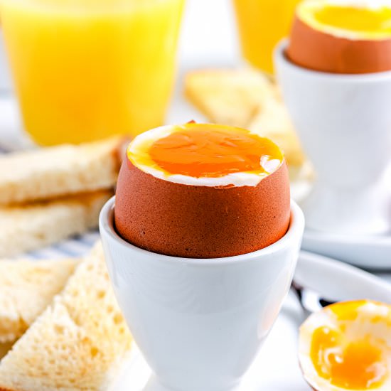 Soft Boiled Eggs - Recipe photo by FoodFolksandFun