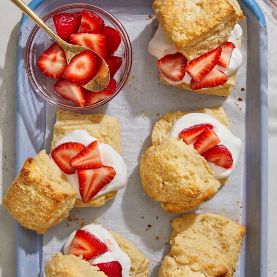Vegan Strawberry Shortcake - Recipe photo by peanutbutterpluschocolate