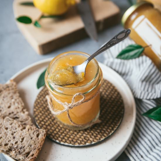 Lemon and Bergamot Jam - Recipe photo by tangerinezest