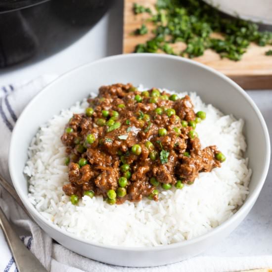 Slow Cooker Beef Keema - Recipe photo by effortlessfoodie