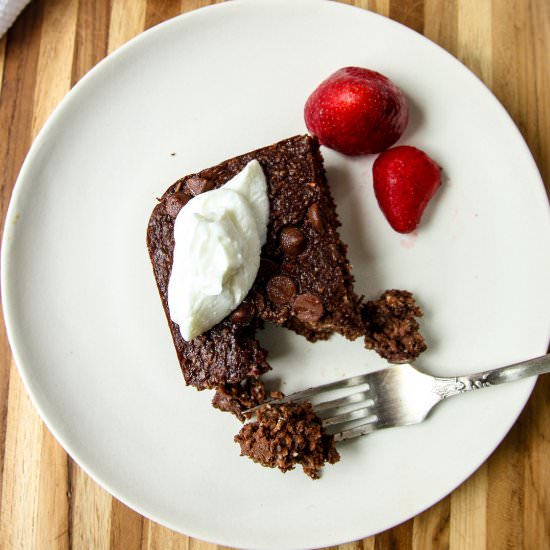 Chocolate Baked Oats - Recipe photo by the food blog
