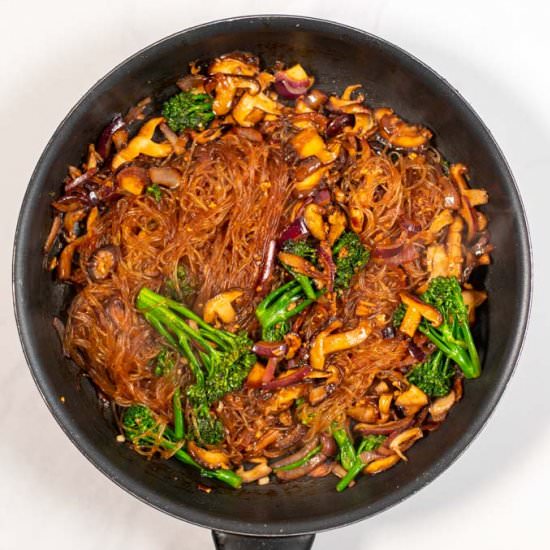 Japchae - Recipe photo by contentednesscooking