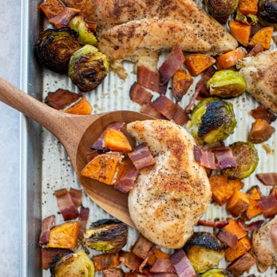 Healthy Sheet Pan Dinner - Recipe photo by mimibakesphotos