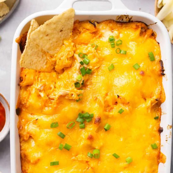 Honey Sriracha Chicken Dip - Recipe photo by erinliveswhole