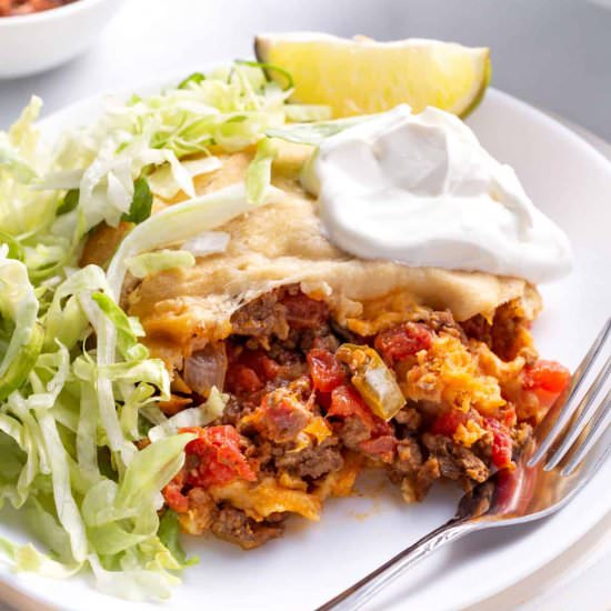 Crescent Roll Taco Bake - Recipe photo by AllThingsMamma