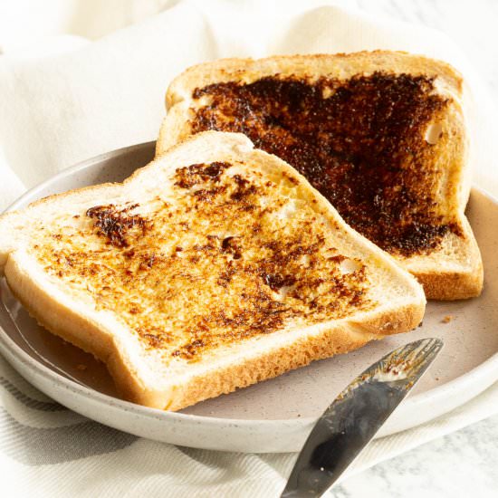Aussie Vegemite on Toast - Recipe photo by Wandercooks