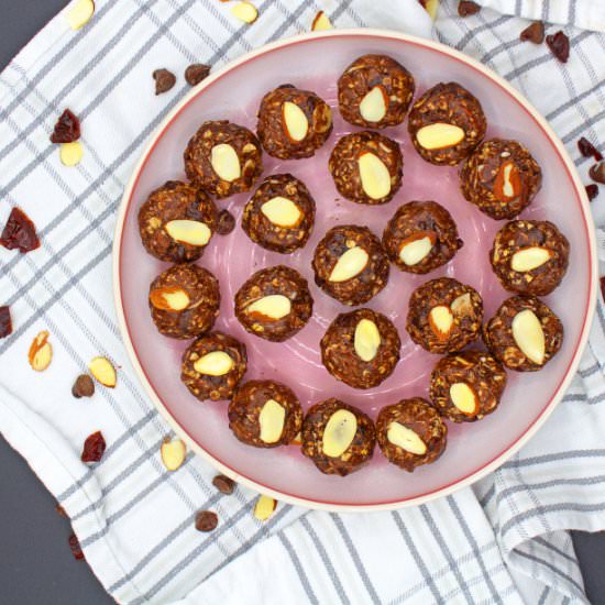 Choco Cherry Almond Bites - Recipe photo by Averys Kitchen Dance