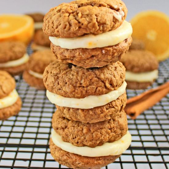 Gingerbread Orange Sandwich Cookies - Recipe photo by Averys Kitchen Dance