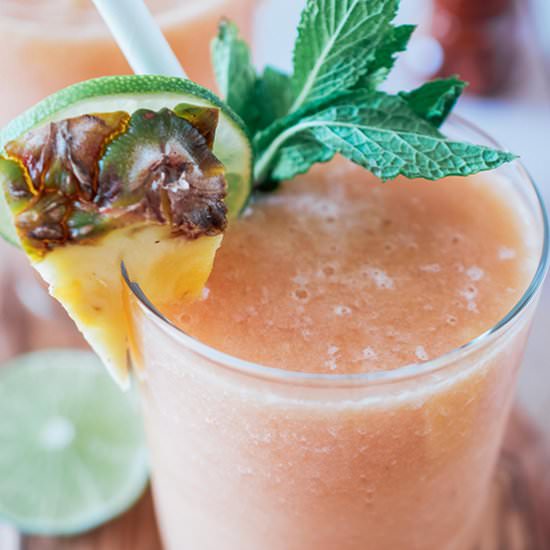 Frozen Zombie Mocktail - Recipe photo by sipandsanity