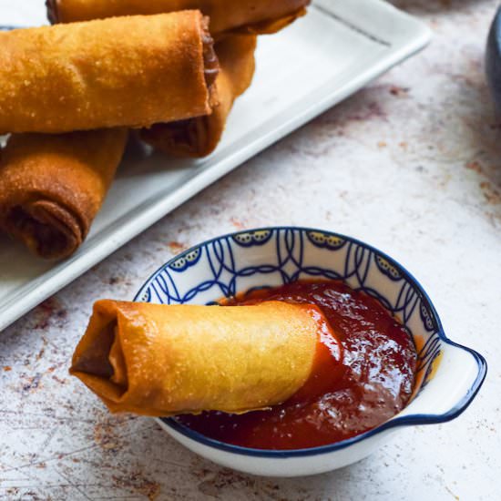 Prawn Spring Rolls - Recipe photo by Annikaeats