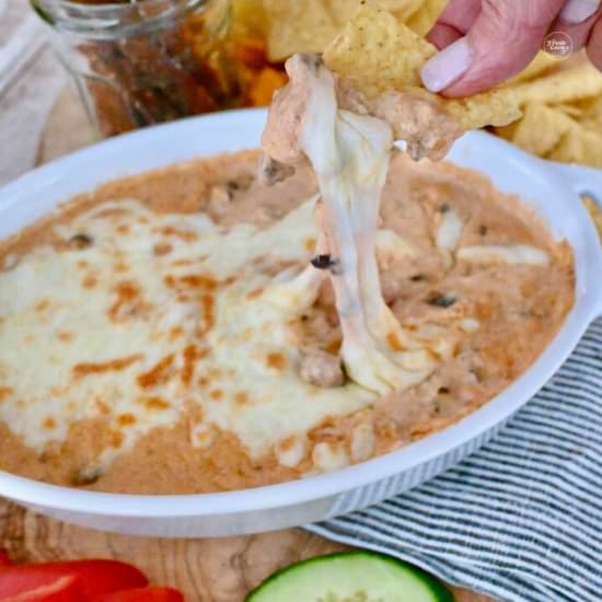 3 Ingredient Chili Cheese Dip - Recipe photo by thefreshcooky
