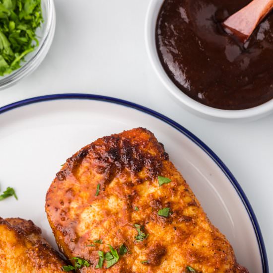 Air Fryer Thick Boneless Pork Chops - Recipe photo by cookingupmemories