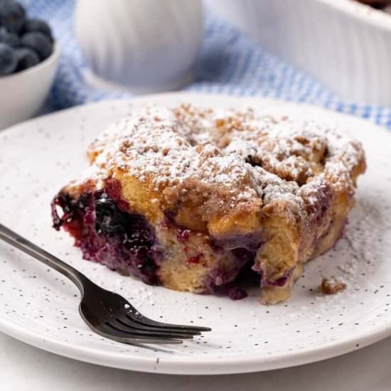 Blueberry French Toast Casserole - Recipe photo by The Diary of a Real Housewife
