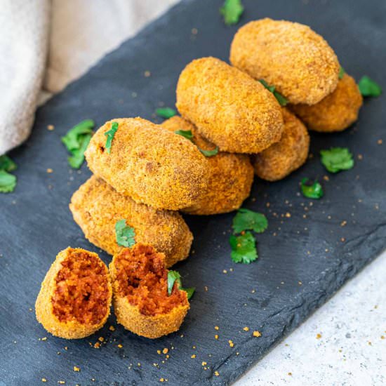 Vegan Croquettes - Recipe photo by Sixhungryfeet