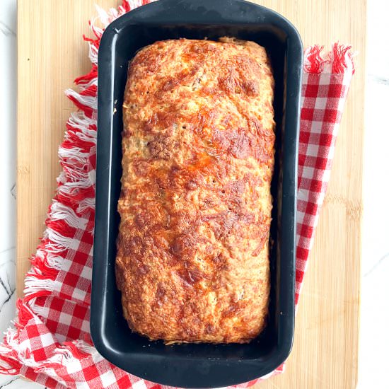 Feta and Red Onion Quick Bread - Recipe photo by thespeltkitchen