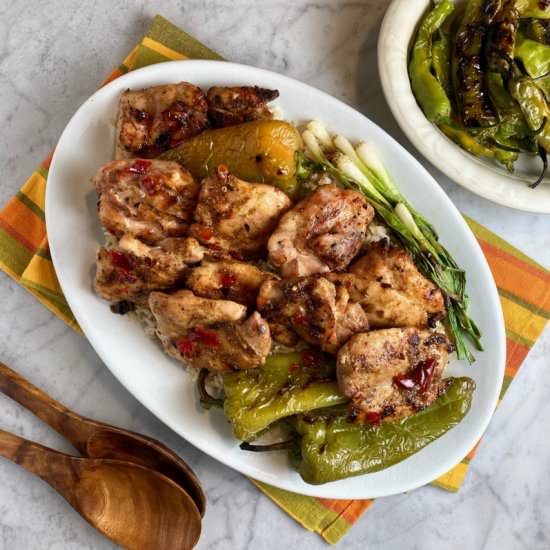 Grilled Pepper Jelly Chicken - Recipe photo by thebrookcook.wordpress.com