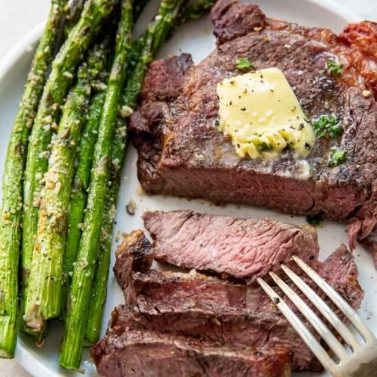 Air Fryer Ribeye - Recipe photo by LaraClevenger