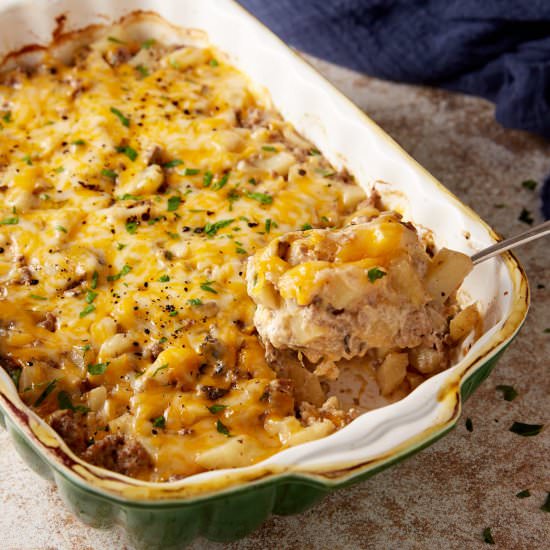 Hamburger Potato Casserole - Recipe photo by Barbara Curry