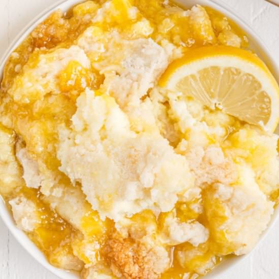 Lemon Pineapple Dump Cake - Recipe photo by girlinspired