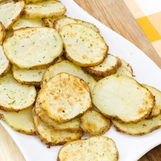 Sliced Potatoes in the Air Fryer - Recipe photo by mindyscookingobsession