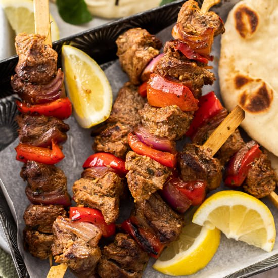 Greek Lamb Kebabs (Lamb Souvlaki) - Recipe photo by sugarsaltmagic