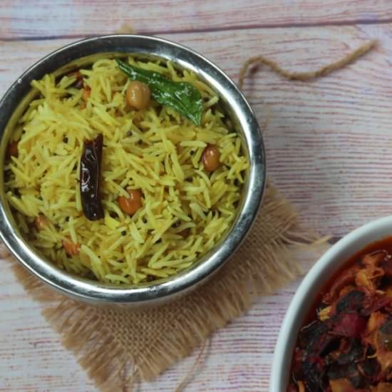 South Indian Lemon Rice - Recipe photo by Spice Chronicles