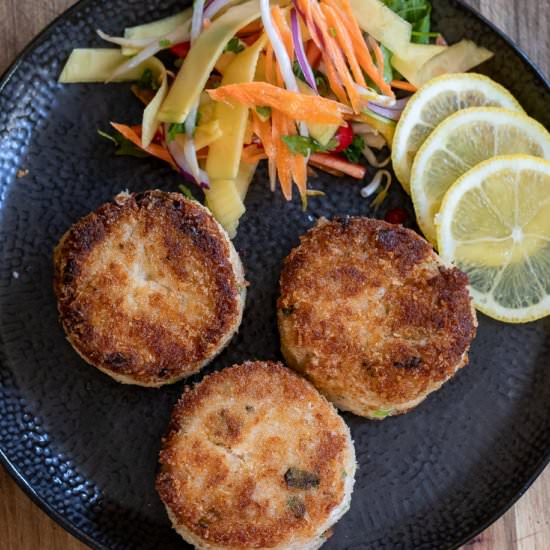 Air Fryer Crab Cakes - Recipe photo by Cooking Gorgeous