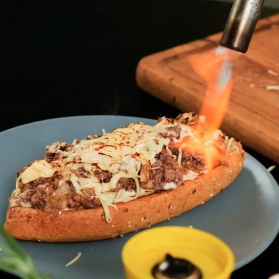 The Philadelphia cheesesteak! - Recipe photo by Taras Klipin