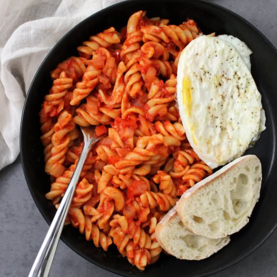 Shakshuka Pasta - Recipe photo by thecandidcooks