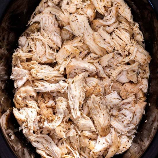 Crock-Pot Shredded Chicken - Recipe photo by Jessica Gavin