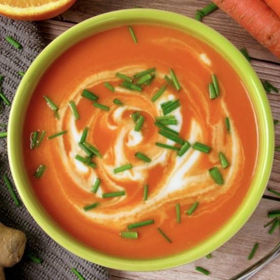Carrot Ginger Soup - Recipe photo by joyfulbalanceofficial