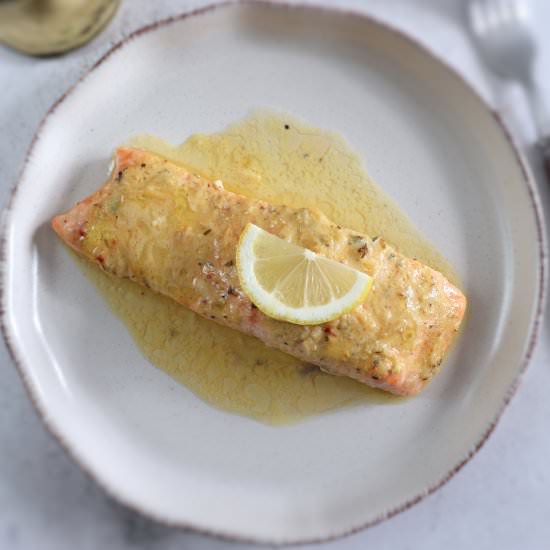 Easy baked salmon - Recipe photo by Food From Portugal