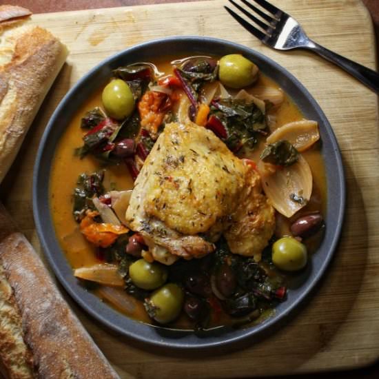 Chicken Provencal - Recipe photo by The Buslife Kitchen