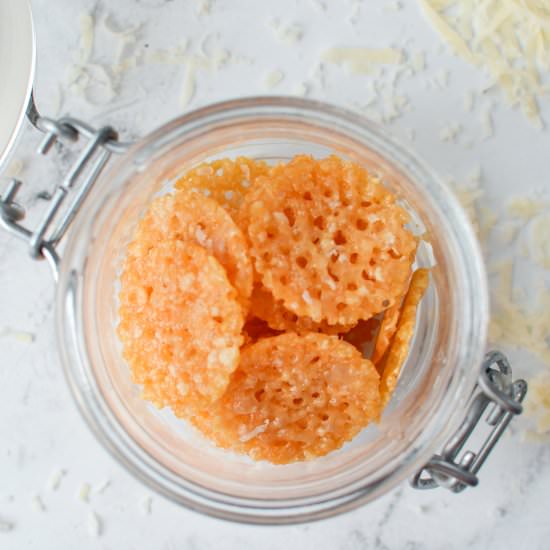Parmesan Crisps - Recipe photo by dashfordinner