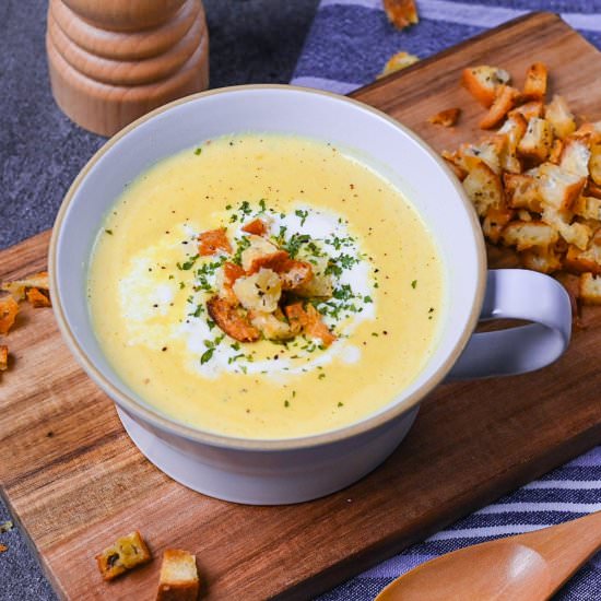 Japanese Corn Potage - Recipe photo by Sudachi Recipes