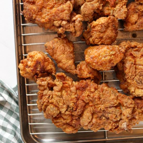 Dairy Free Fried Chicken - Recipe photo by themidwestkitchenblog