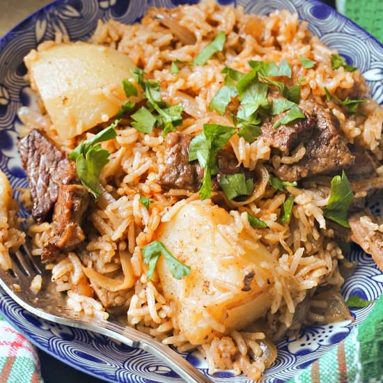 Beef Pilau - Recipe photo by mygorgeousrecipes