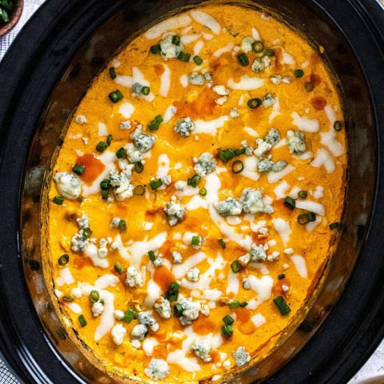 Crock-Pot Buffalo Chicken Dip - Recipe photo by Jessica Gavin