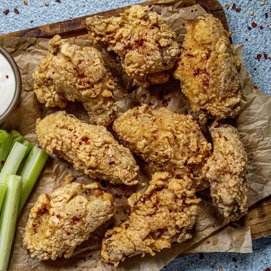 Fried Chicken Wings - Recipe photo by ChiliPepperMadness