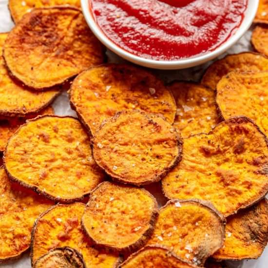 Air Fryer Sweet Potato Chips - Recipe photo by AllThingsMamma