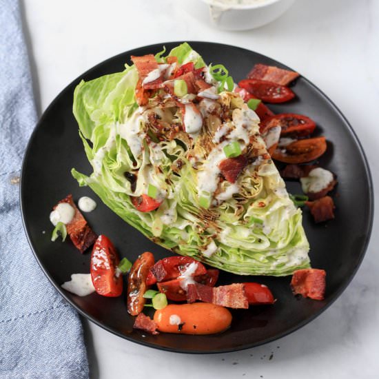 Dairy-Free Wedge Salad - Recipe photo by My Life After Dairy