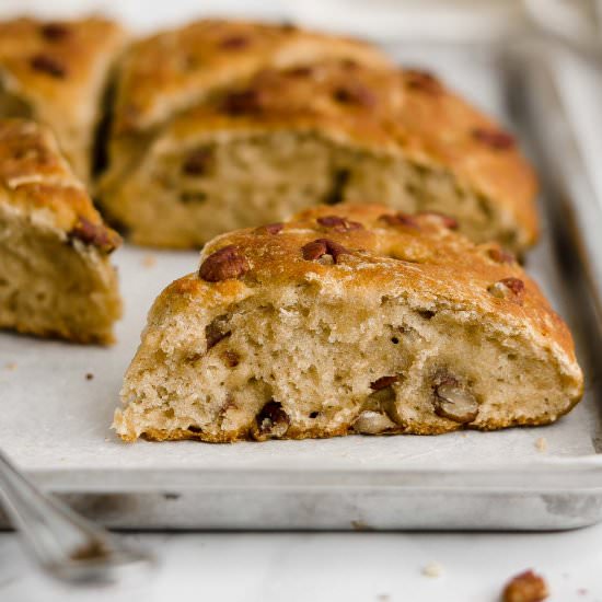 Healthy Pecan Scones - Recipe photo by foods for the soul