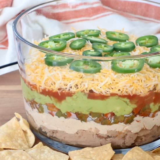7 Layer Dip - Recipe photo by Whitney Bond