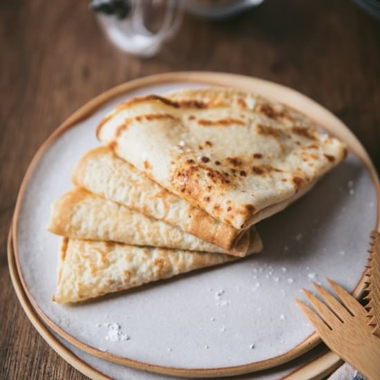 French Crepes - Recipe photo by tangerinezest