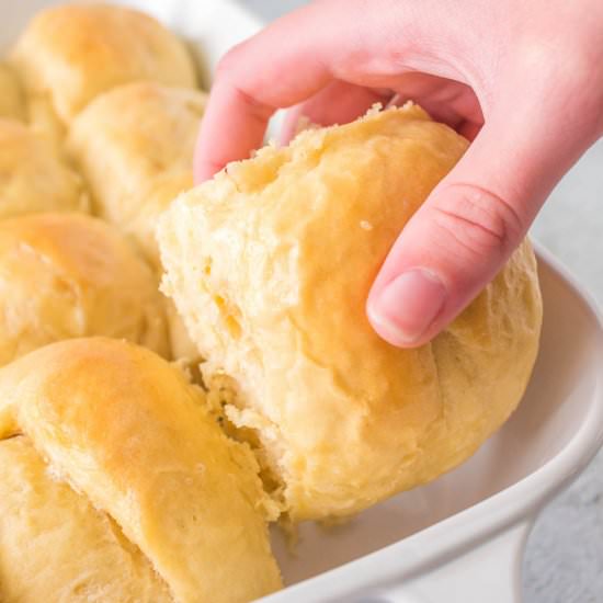 Sourdough Discard Dinner Rolls - Recipe photo by CallMePMc