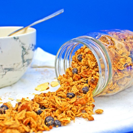 Blueberry Coconut Granola - Recipe photo by Averys Kitchen Dance