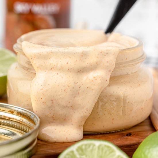 Sriracha Aioli Sauce - Recipe photo by Entirely Elizabeth