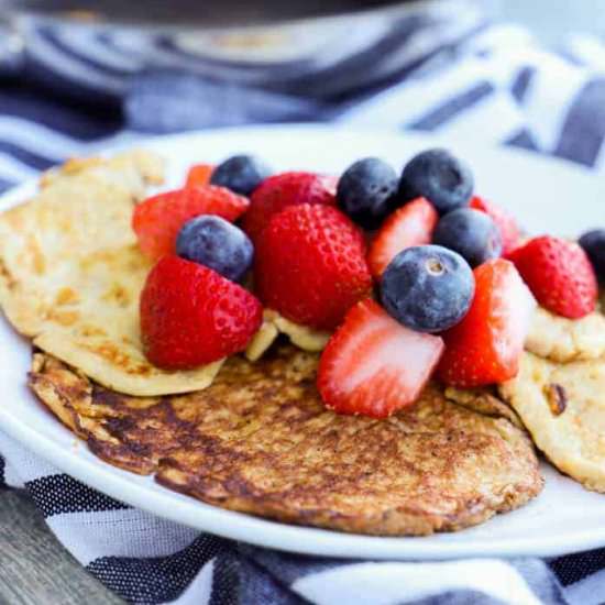 2 Ingredient Pancakes - Recipe photo by The Diary of a Real Housewife